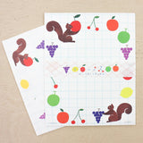 Fruits Letter Set Writing Papers & Envelopes